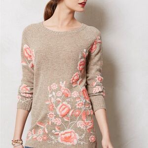 Anthropologie / Sleeping on Snow Ranunculus Sweater